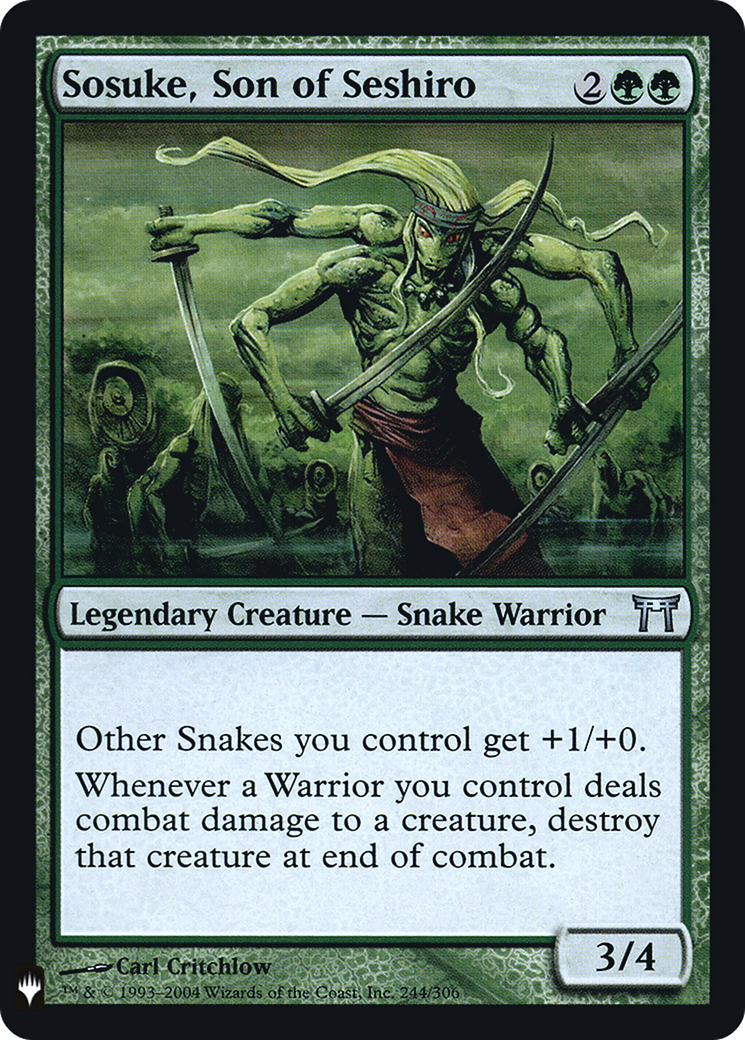 Sosuke, Son of Seshiro (LIST-CHK-244) [The List] Foil