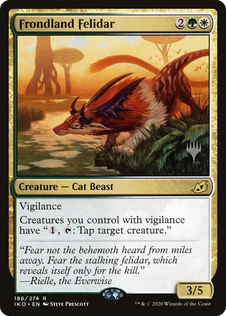 Frondland Felidar (PPIKO-186) [Promo Pack: Ikoria: Lair of Behemoths Promos]