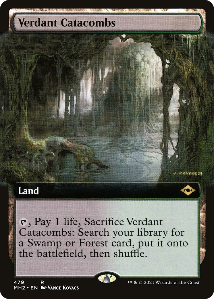 Verdant Catacombs (Extended Art) (MH2-479) [Modern Horizons 2] Foil