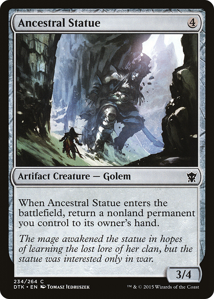 Ancestral Statue (DTK-234) [Dragons of Tarkir] Foil