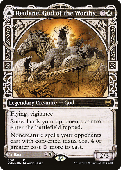 Reidane, God of the Worthy (Showcase) (KHM-300) [Kaldheim]