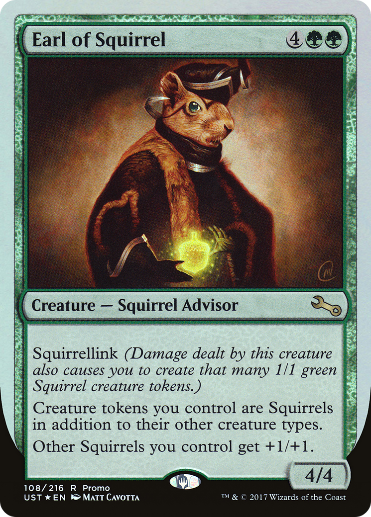Earl of Squirrel (Draft Weekend) (LARP-108) [Unstable Promos] Foil