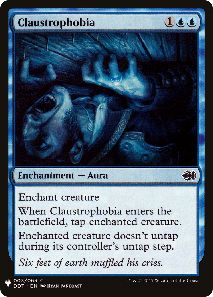 Claustrophobia (LIST-DDT-3) [The List]