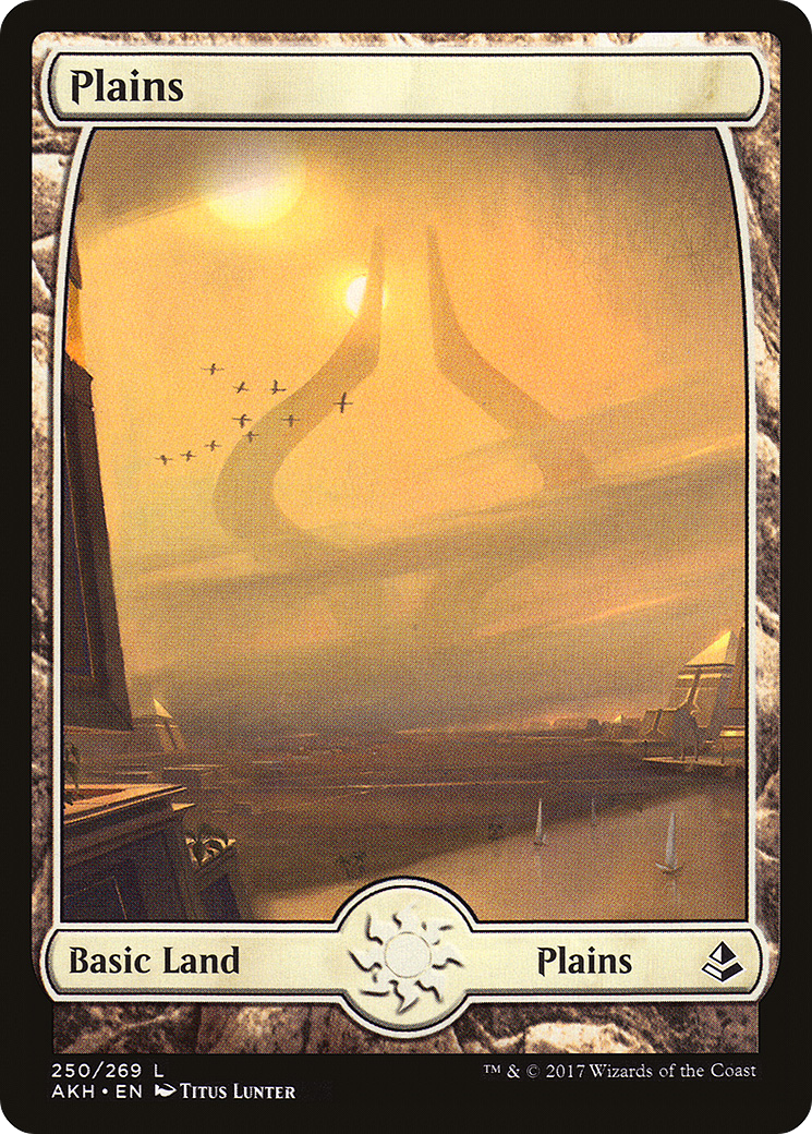 Plains (250) - Full Art (AKH-250) [Amonkhet] Foil