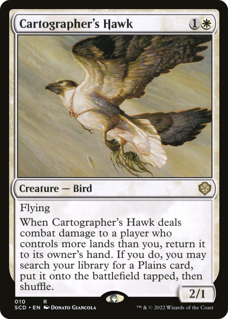 Cartographer's Hawk (SCD-010) [Starter Commander Decks]
