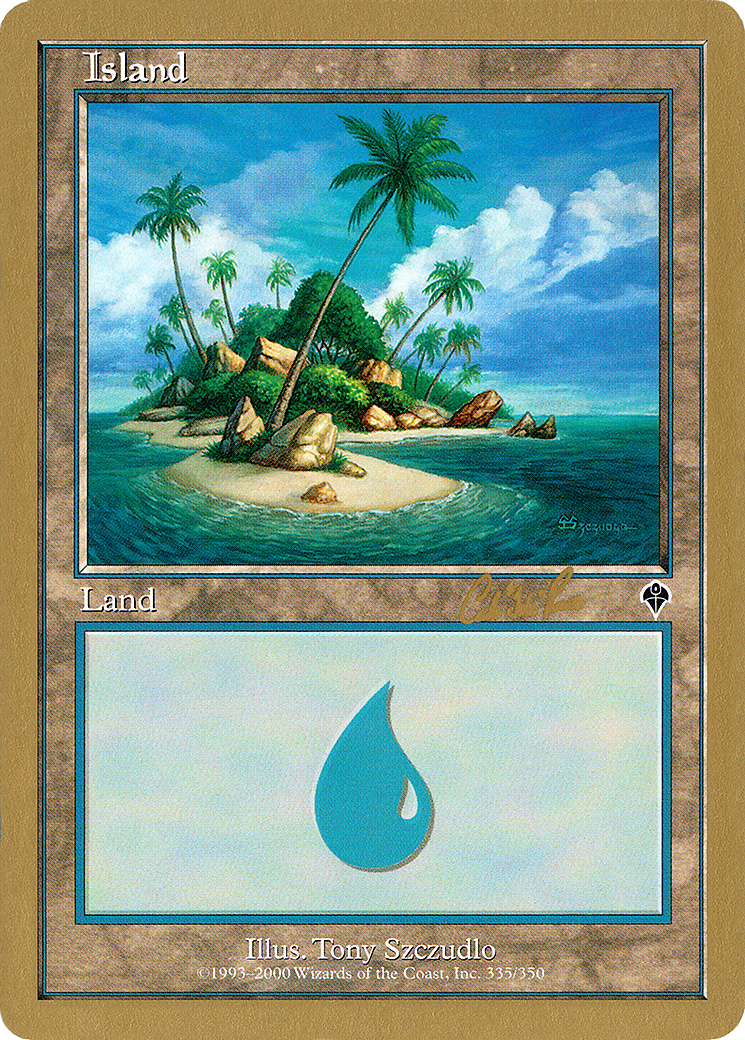 Island (335) - 2002 Carlos Romao (INV) (WCD-CR335A) [World Championship Decks 2002]