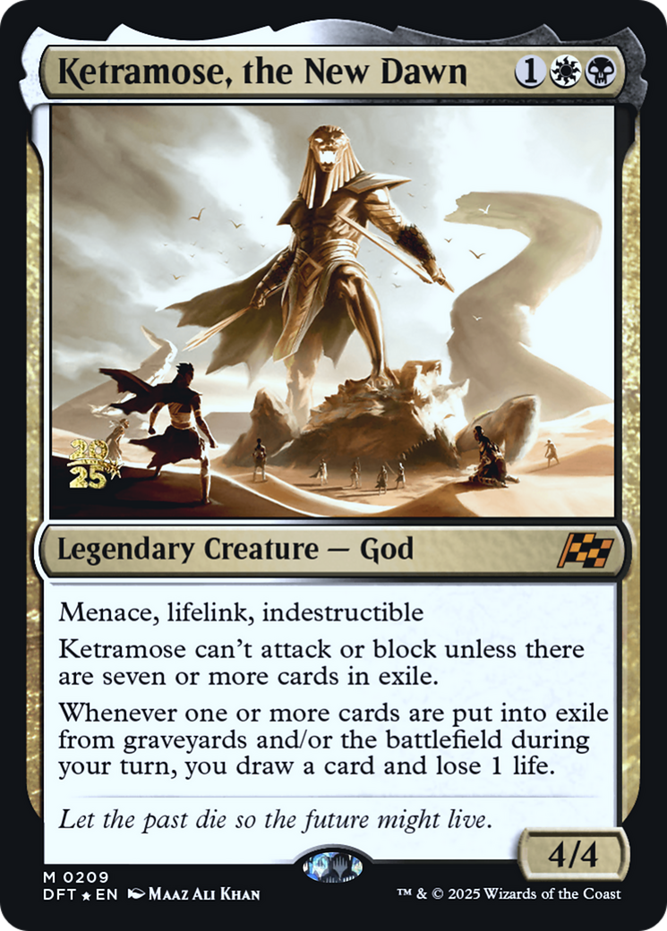 Ketramose, the New Dawn (PRE-209) [Prerelease Cards] Foil