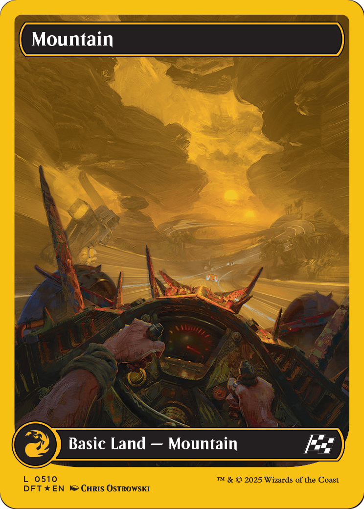 Mountain (DFT-510) (First-Place Foil) [Aetherdrift] Foil