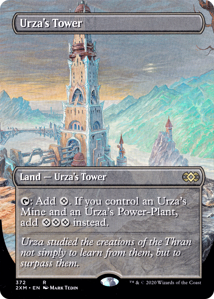 Urza's Tower (Borderless) (2XM-372) [Double Masters]