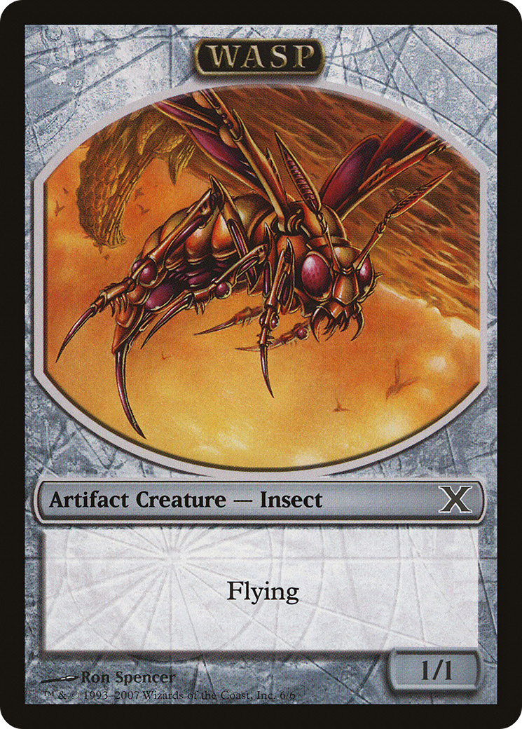Wasp Token (10E-006) [Tenth Edition Tokens]