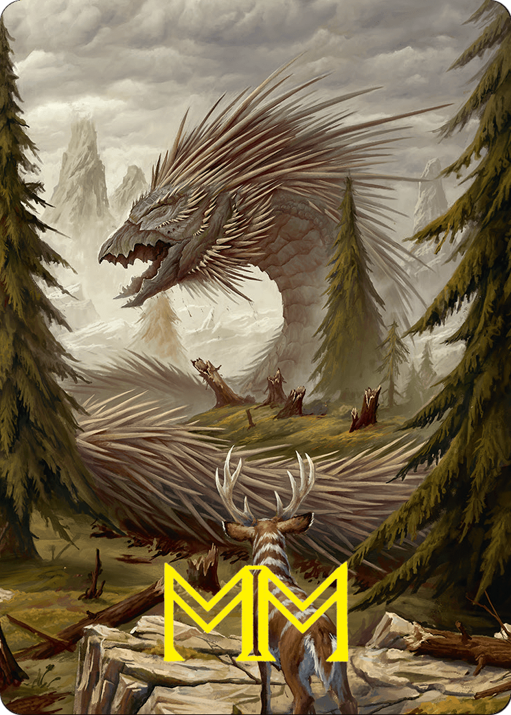 Quilled Greatwurm // Quilled Greatwurm (AFDN-044) (Borderless) [Foundations Art Series] Foil