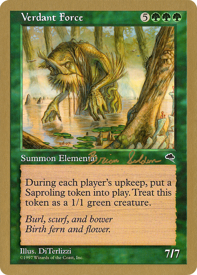 Verdant Force - 1998 Brian Selden (TMP) [World Championship Decks 1998]