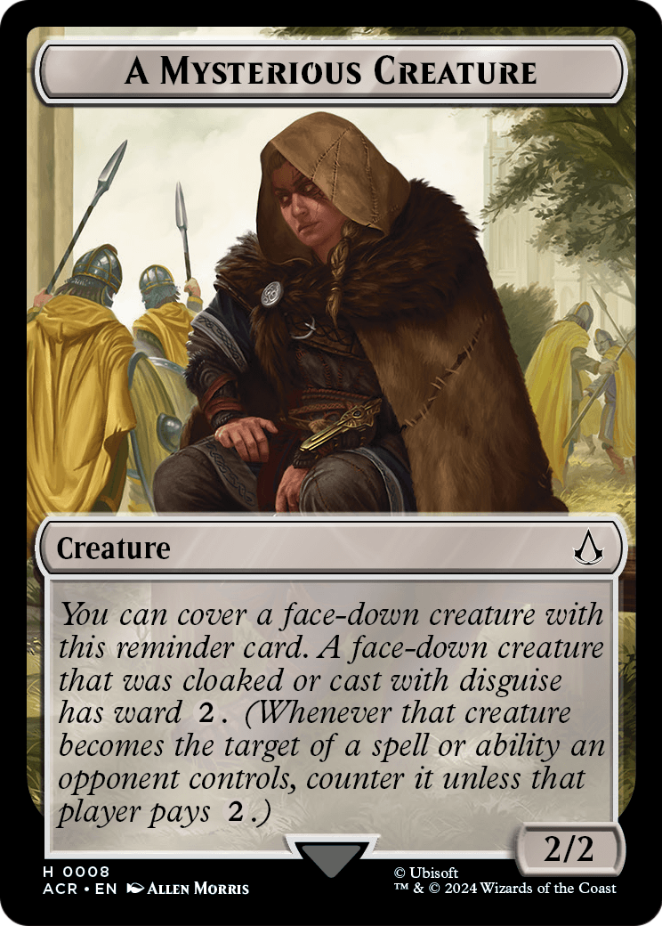 A Mysterious Creature (ACR-008) [Assassin's Creed Tokens]