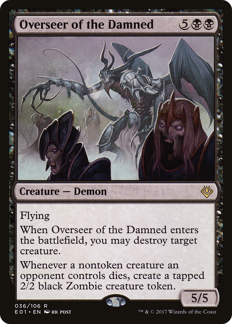 Overseer of the Damned (AC2-036) [Archenemy: Nicol Bolas]