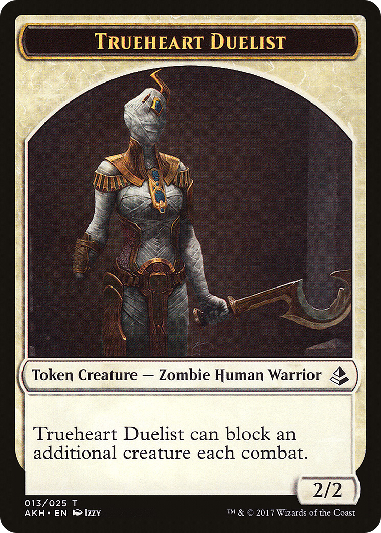 Trueheart Duelist Token (AKH-013) [Amonkhet Tokens] Foil