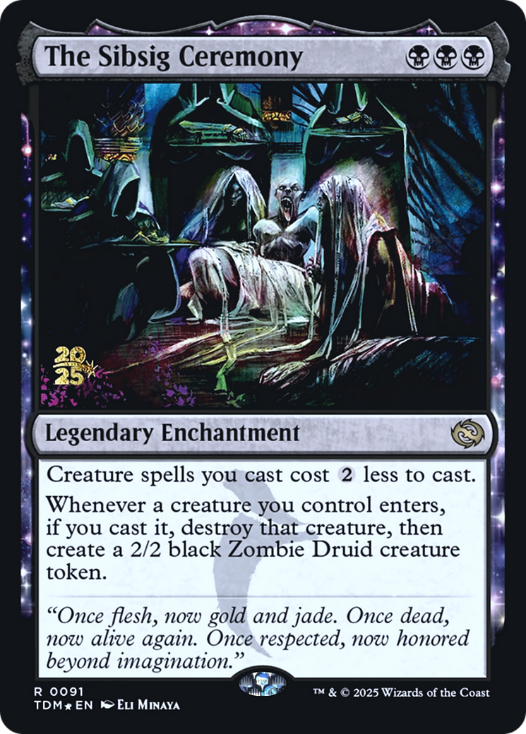 The Sibsig Ceremony (PRE-091) [Prerelease Cards] Foil