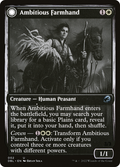 Ambitious Farmhand (DBL-002) [Innistrad: Double Feature]