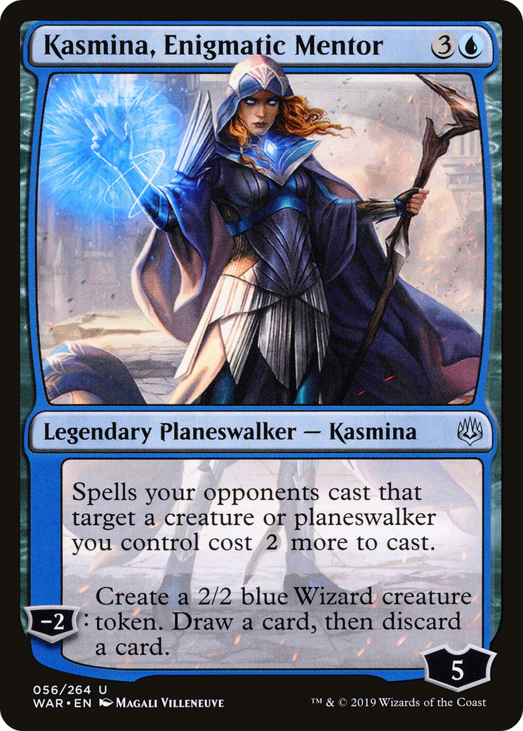 Kasmina, Enigmatic Mentor (WAR-056) [War of the Spark]