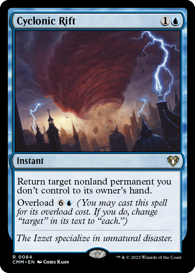 Cyclonic Rift (CMM-084) [Commander Masters] Foil