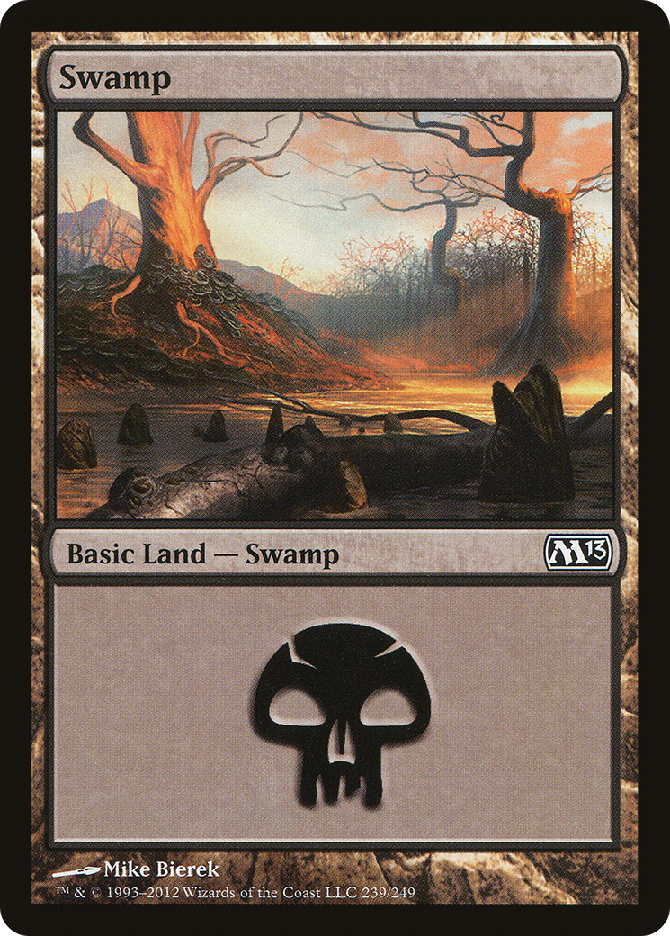 Swamp (M13-239) [Magic 2013] Foil