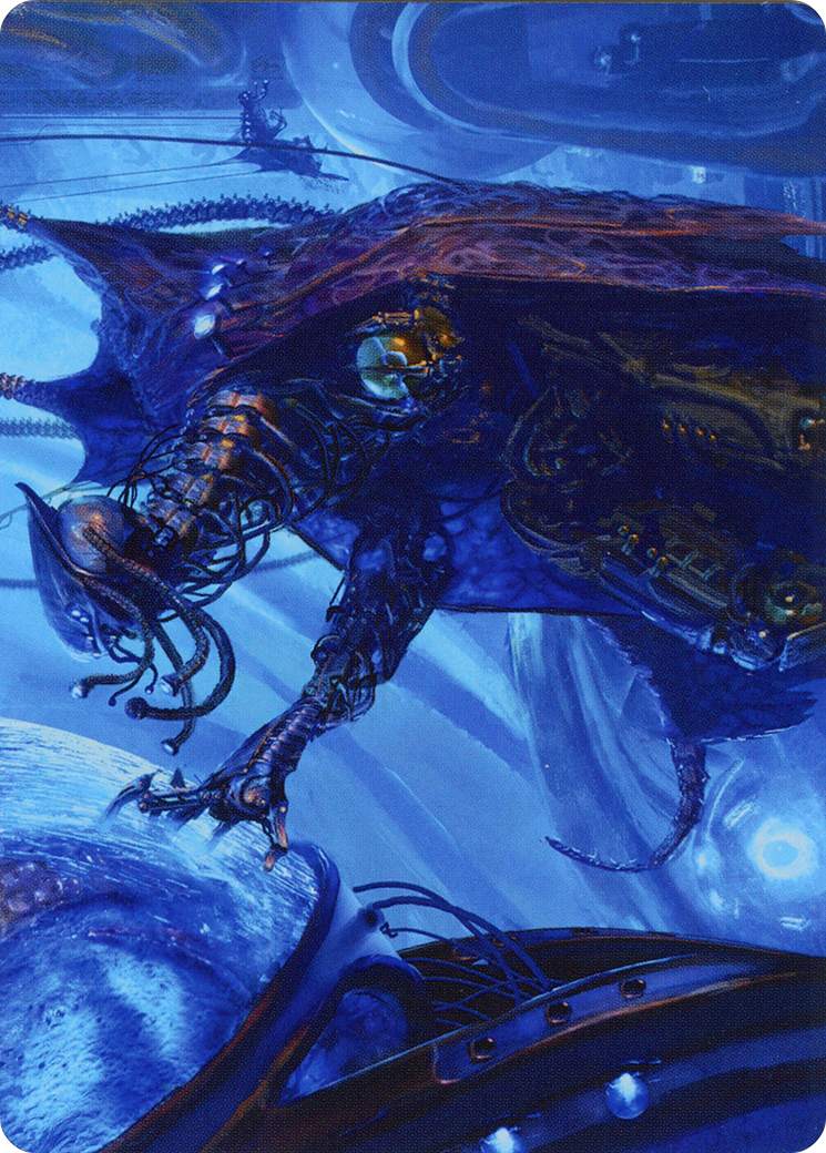 Atmosphere Surgeon // Atmosphere Surgeon (AONE-012) (Borderless) [Phyrexia: All Will Be One Art Series]