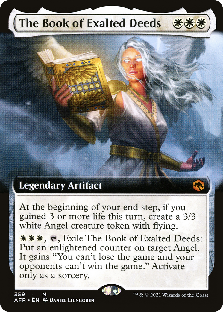 The Book of Exalted Deeds (Extended Art) (AFR-359) [Adventures in the Forgotten Realms] Foil