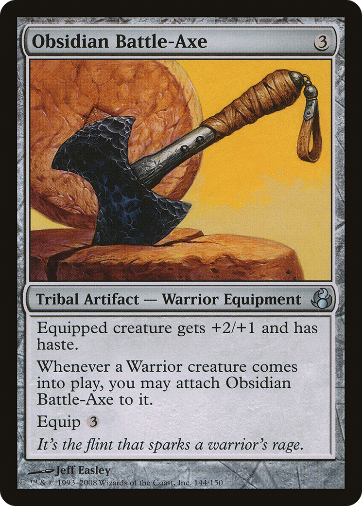 Obsidian Battle-Axe (MOR-144) [Morningtide]