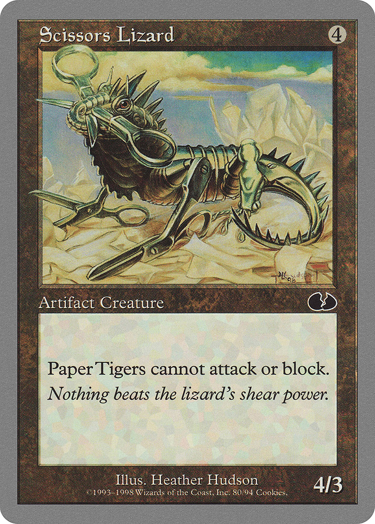 Scissors Lizard (UGL-080) [Unglued]