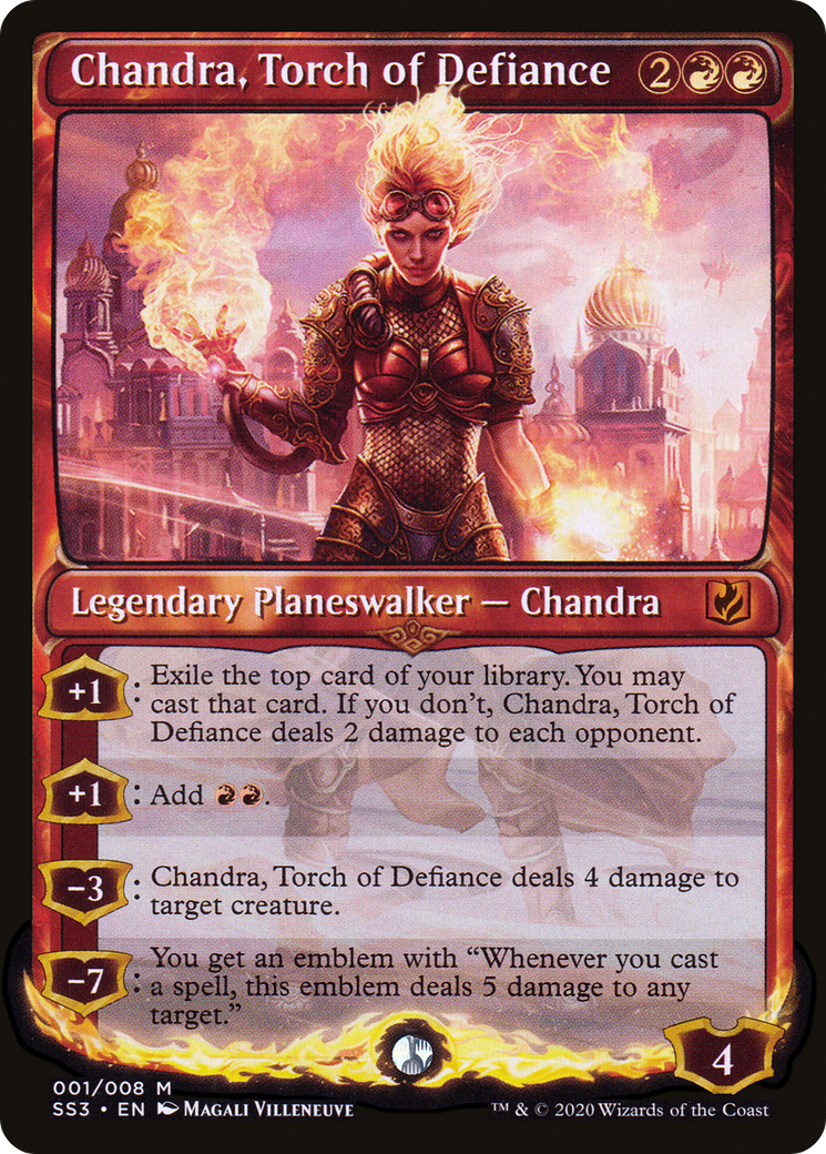 Chandra, Torch of Defiance (SS3-001) [Signature Spellbook: Chandra]