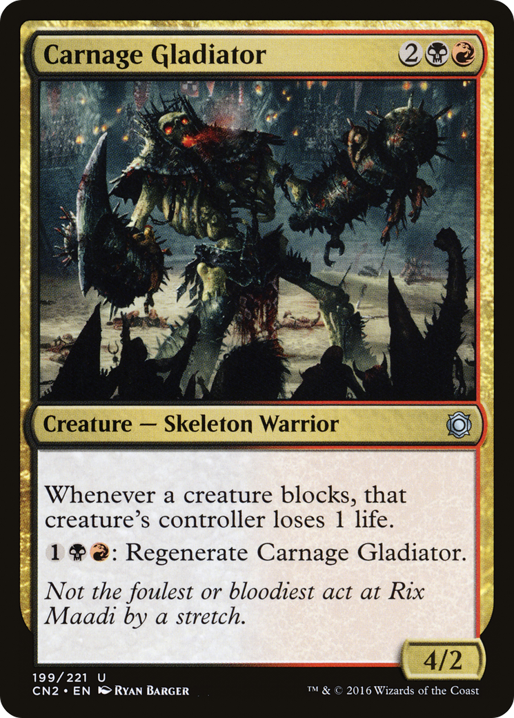 Carnage Gladiator (CN2-199) [Conspiracy: Take the Crown]