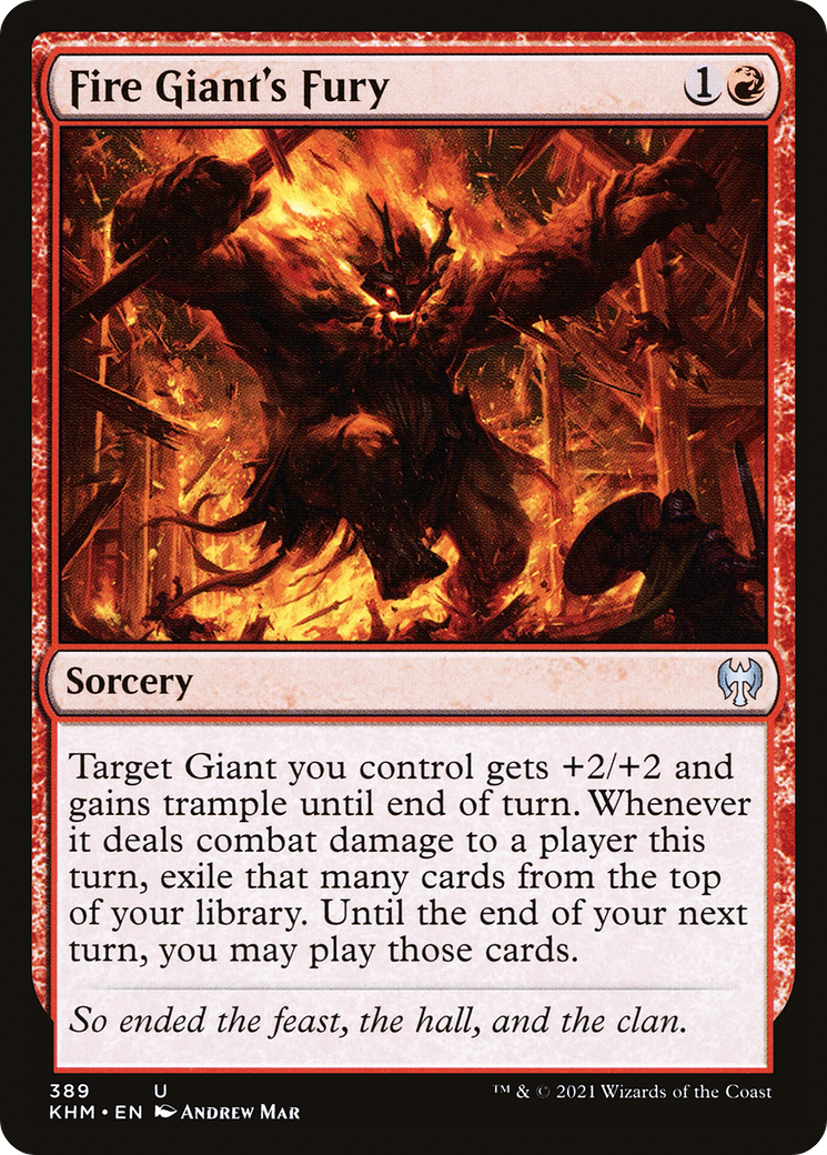 Fire Giant's Fury (KHM-389) [Kaldheim]