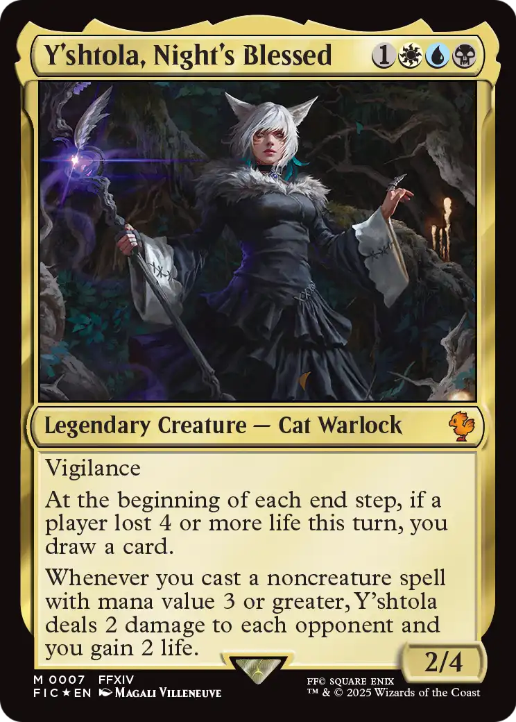 Y'shtola, Night's Blessed (FIC-007) [Commander: FINAL FANTASY] Foil