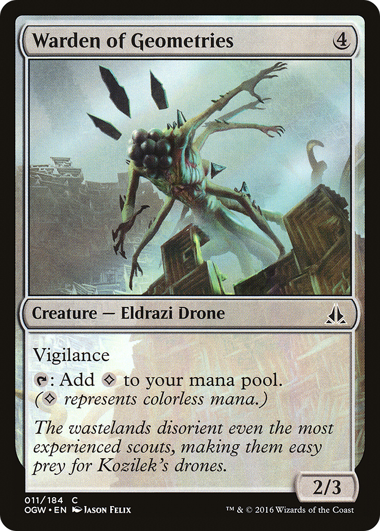 Warden of Geometries (OGW-011) [Oath of the Gatewatch] Foil