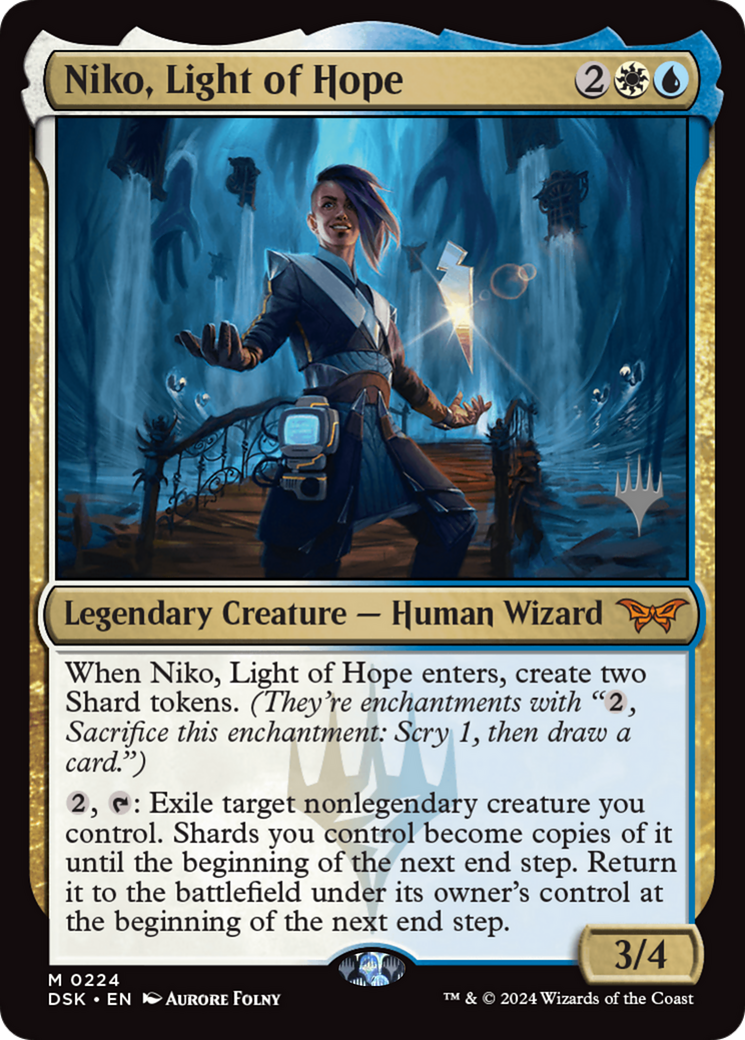 Niko, Light of Hope (PPDSK-224) [Promo Pack: Duskmourn: House of Horror Promos] Foil
