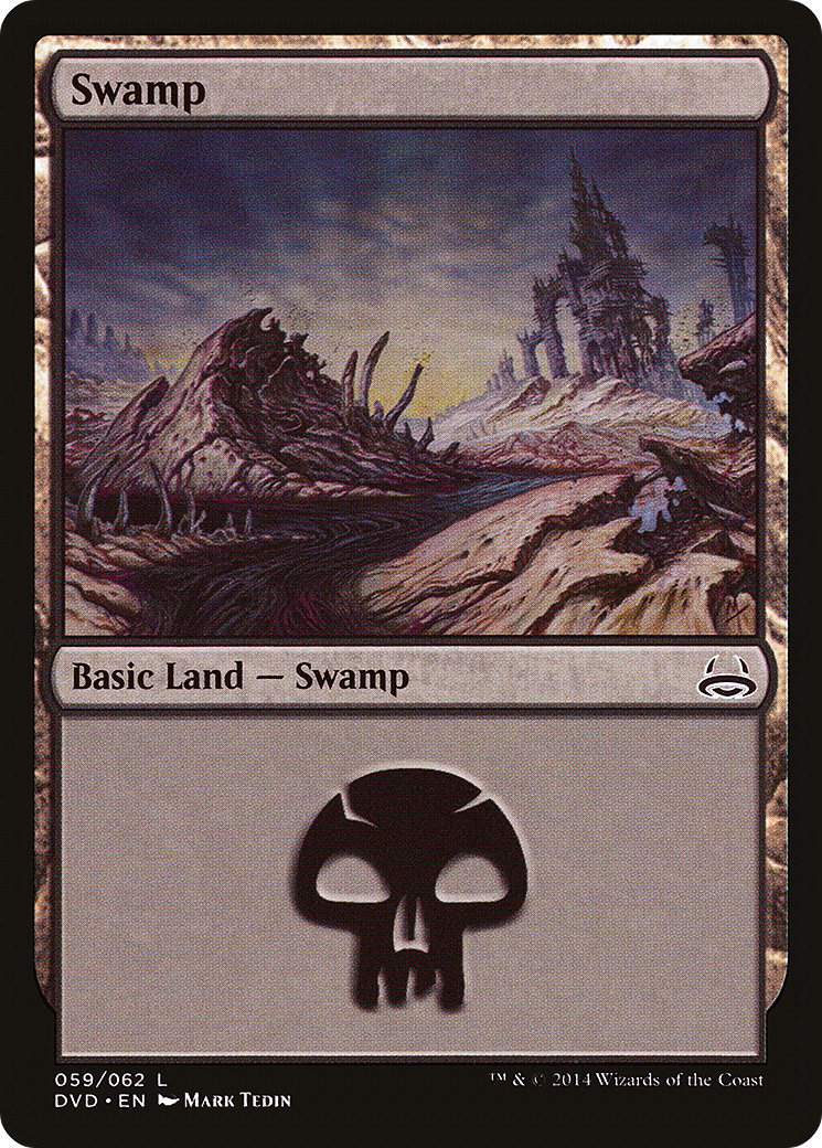 Swamp (DD3-059) (Divine vs. Demonic) [Duel Decks Anthology: Divine vs. Demonic]