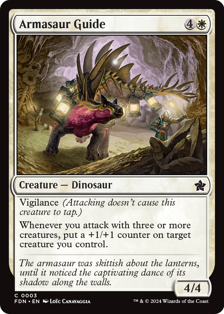 Armasaur Guide (FDN-003) [Foundations] Foil