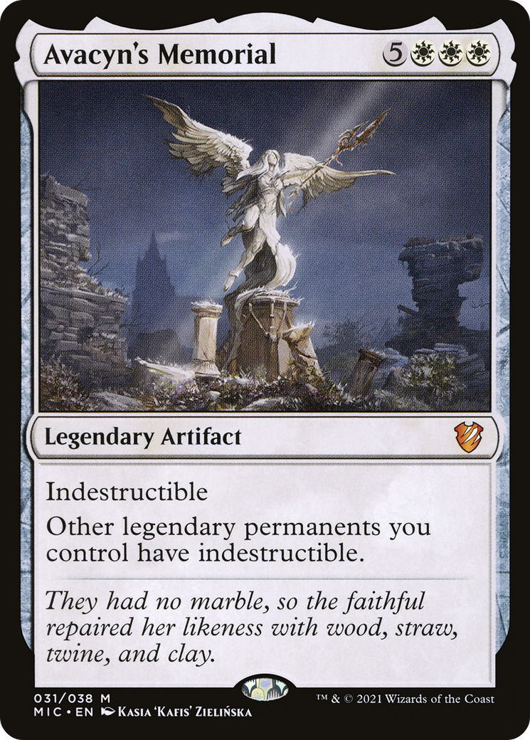 Avacyn's Memorial (MIC-031) [Midnight Hunt Commander]