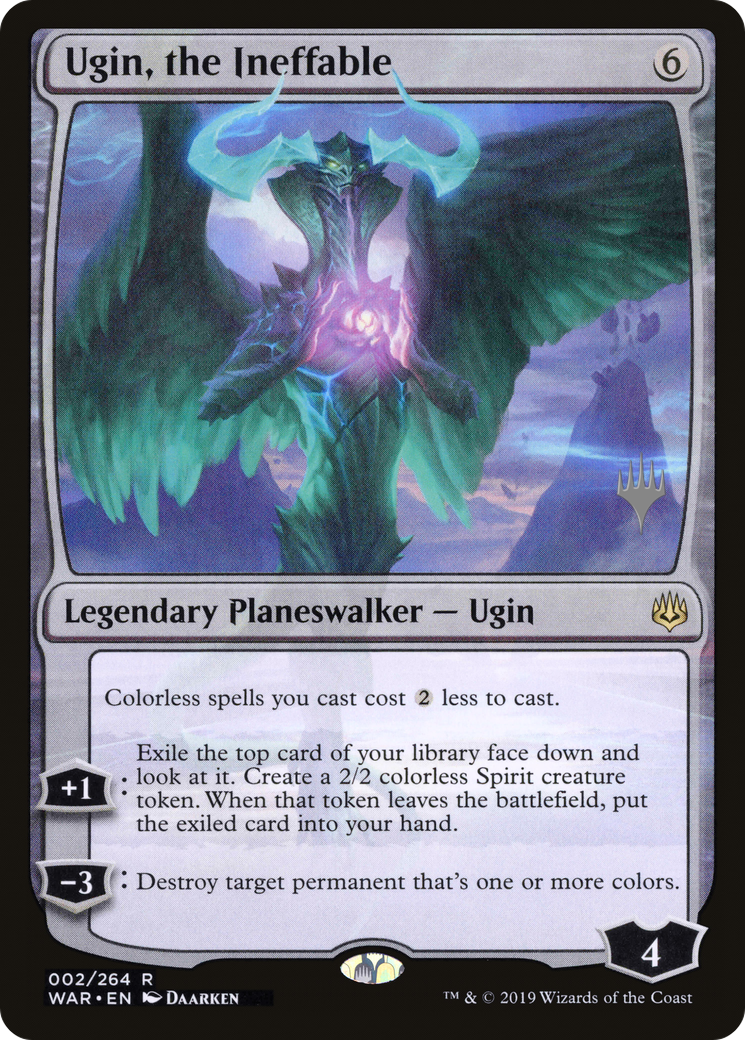Ugin, the Ineffable (PPELD-002) [Promo Pack: War of the Spark Promos]