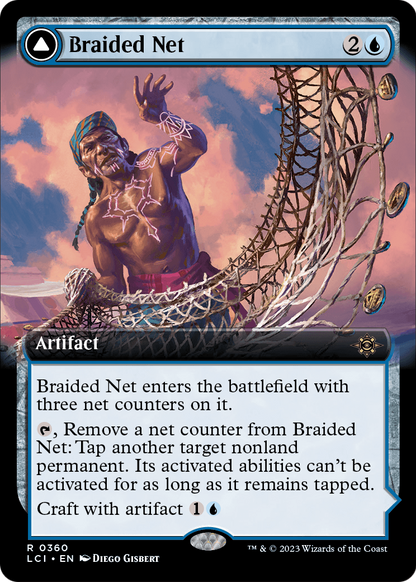 Braided Net (Extended Art) (LCI-360) [The Lost Caverns of Ixalan] Foil