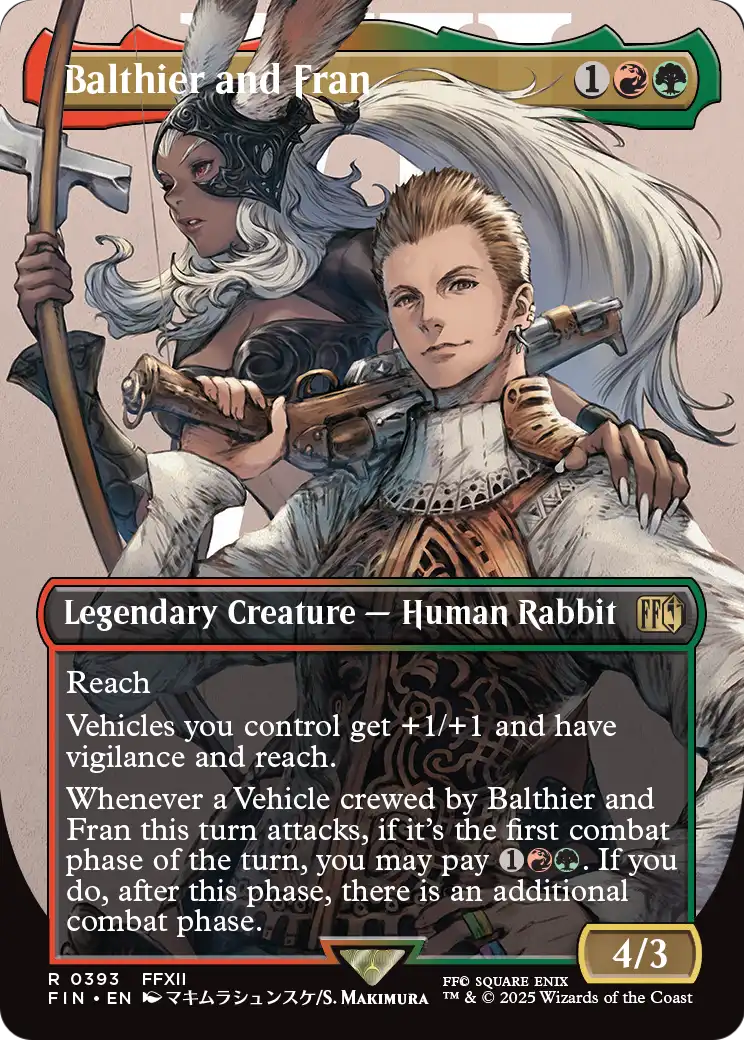 Balthier and Fran (FIN-393) (Borderless) [FINAL FANTASY]