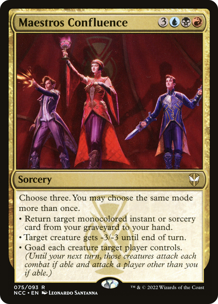 Maestros Confluence (NCC-075) [New Capenna Commander]