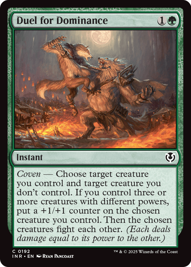 Duel for Dominance (INR-192) [Innistrad Remastered] Foil