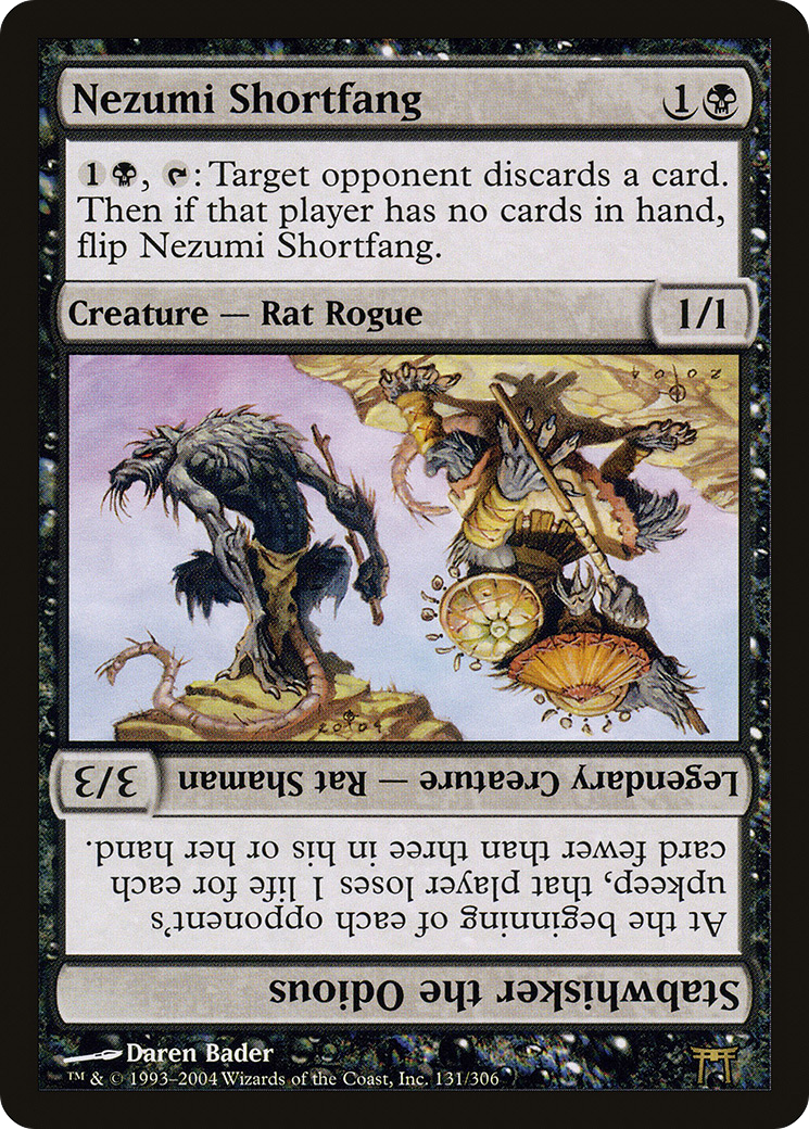 Nezumi Shortfang // Stabwhisker the Odious (CHK-131) [Champions of Kamigawa]