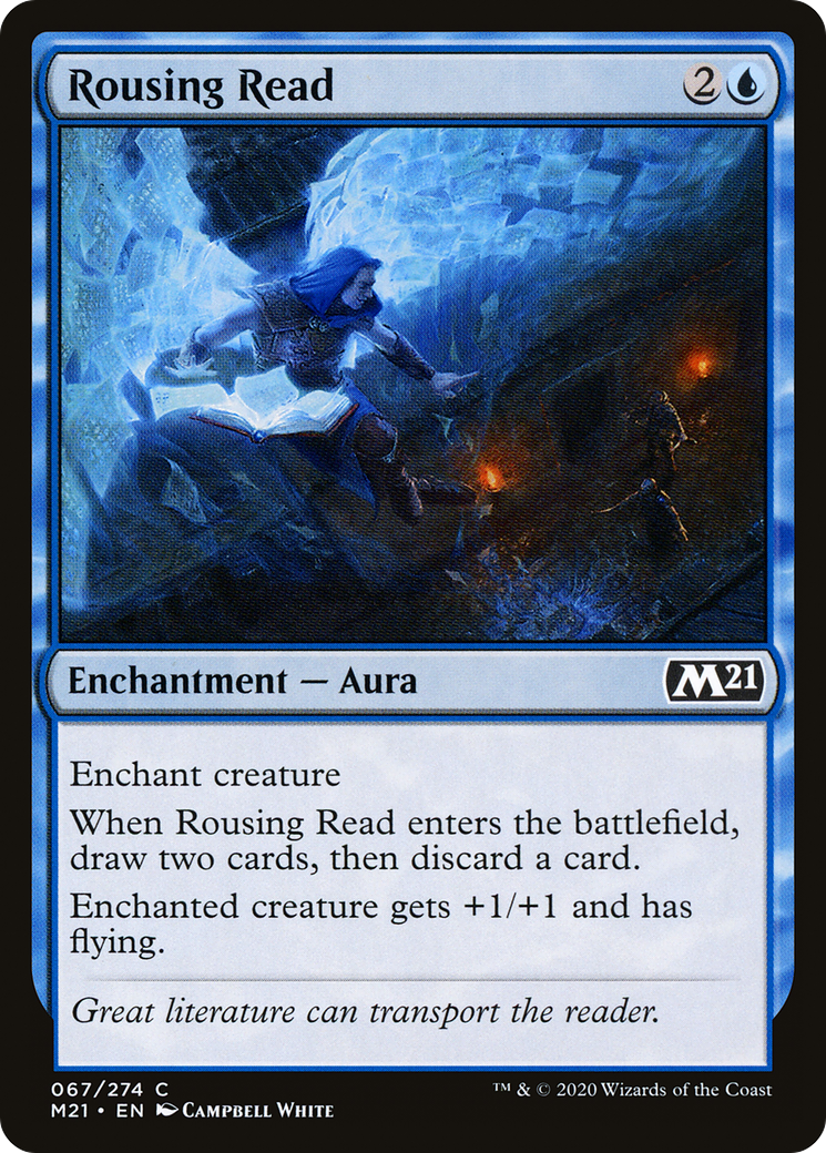 Rousing Read (M21-067) [Core Set 2021] Foil