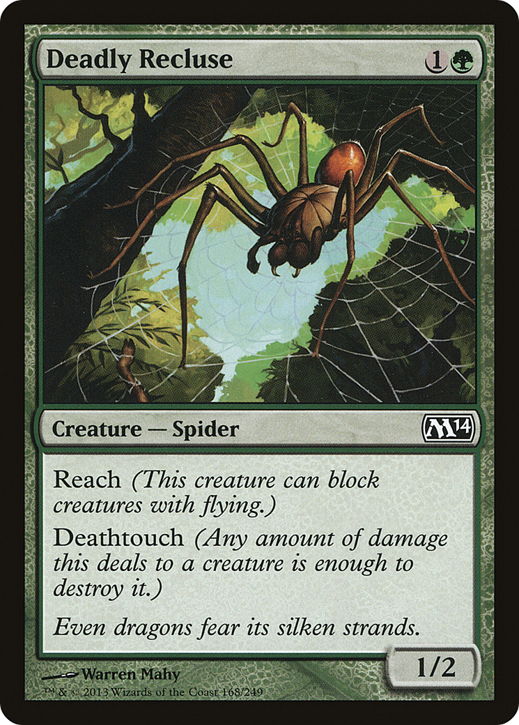 Deadly Recluse (M14-168) [Magic 2014] Foil