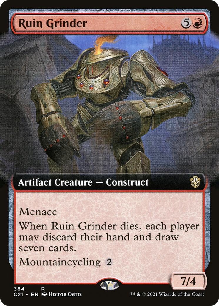 Ruin Grinder (Extended Art) (C21-384) [Commander 2021]