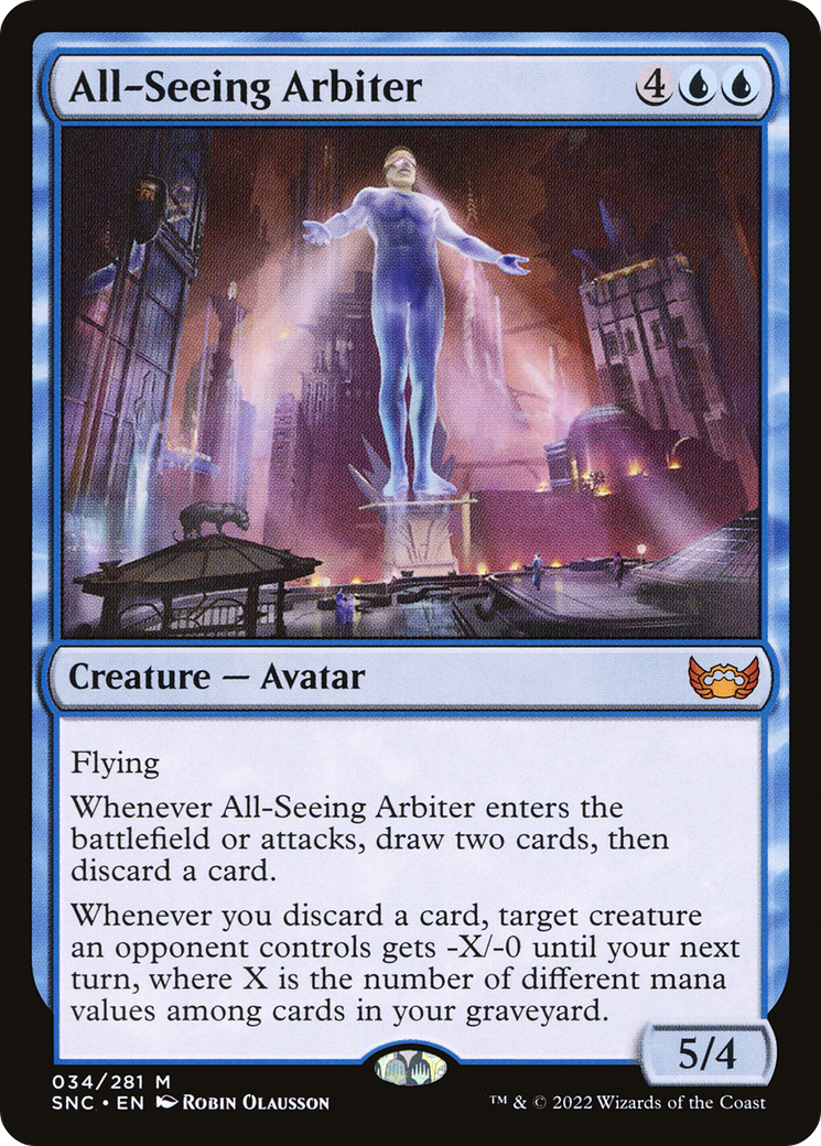 All-Seeing Arbiter (SNC-034) [Streets of New Capenna] Foil
