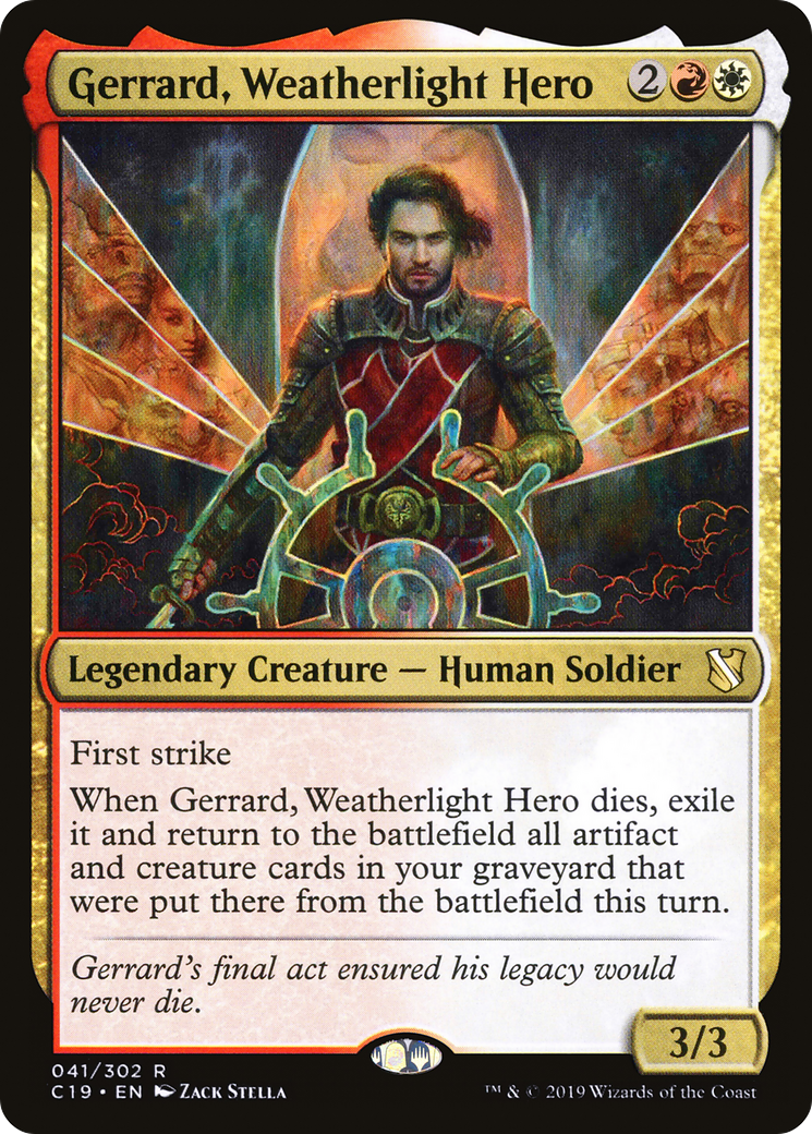 Gerrard, Weatherlight Hero (C19-041) [Commander 2019]