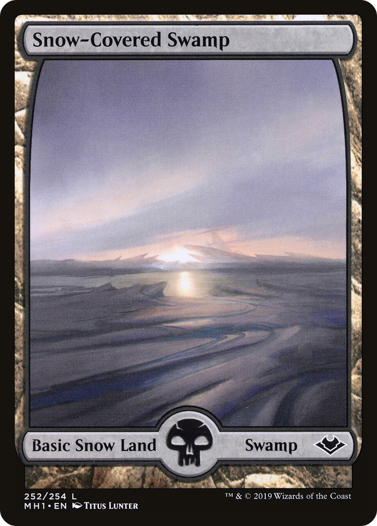 Snow-Covered Swamp (MH1-252) [Modern Horizons] Foil