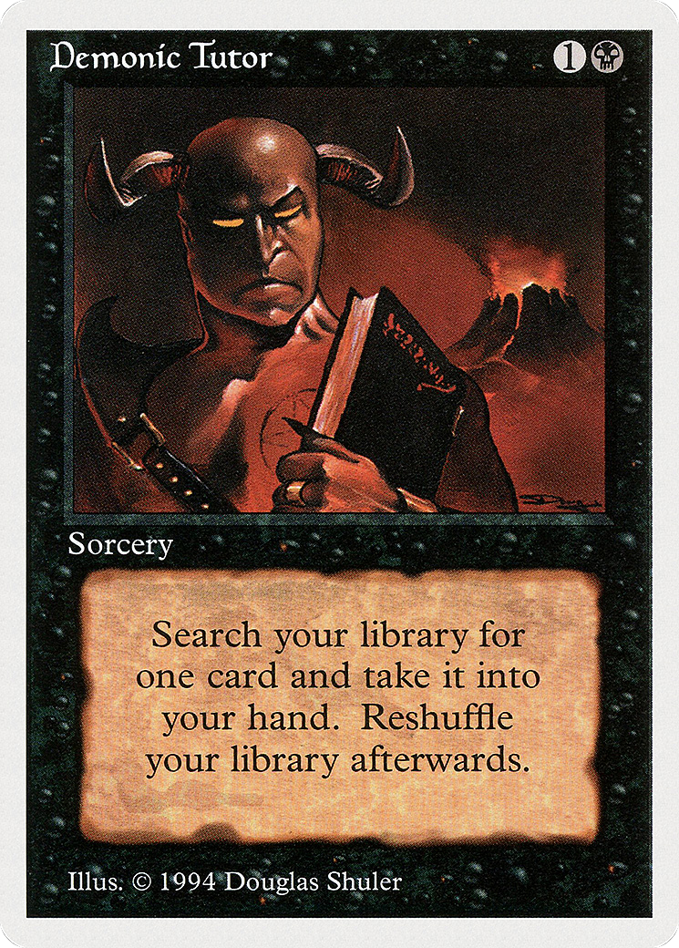 Demonic Tutor (SUM-105) [Summer Magic / Edgar]